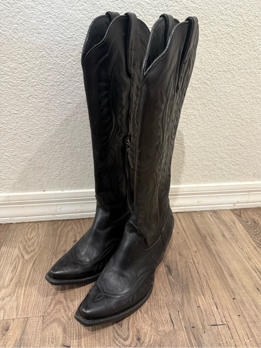 Ariat Casanova X Toe Western Boot Black Leather - Picture 4 of 9